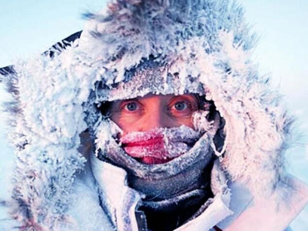 E Mann Hypothermie ass d'Ursaach vun exzessiver Sekretiounen